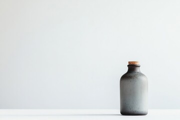 Poster - capture blurred photograph of old-fashioned object against simple monochrome background using shallow depth of field
