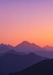 © DemiourgosAI - sunrise in the mountains mobile wallpaper background gradient scene
