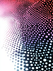 Poster - Colorful abstract pattern with dotted design creating an artistic blend of shades in a modern environment