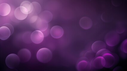 Poster - Vibrant purple bokeh background creating a dreamy atmosphere for creative projects and designs in soft focus