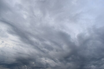 Wall Mural - blue sky and white cloud background, cloudy in rainny season
