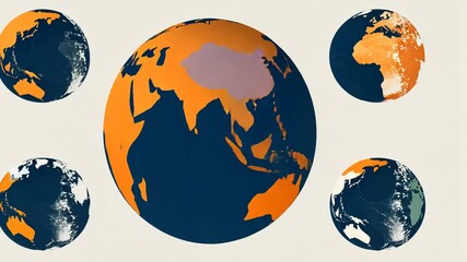 Poster - Global Perspectives in Creative Vector Logo Designs Generative AI
