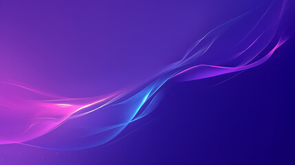 Poster - Purple Color Wave | Beautiful Wallpaper Design | Abstract Art