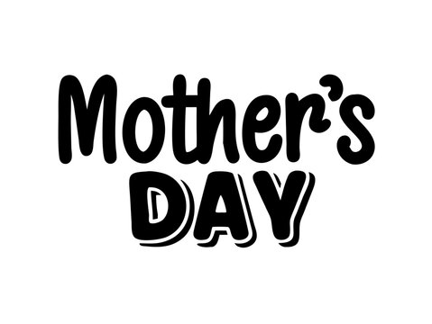 Mothers Day greeting card,  background, spring holidays. Vector Illustration and happy Mother's Day Text .