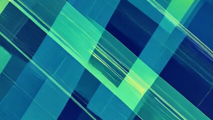 Poster - abstract geometric symphony: a vibrant interplay of intersecting lines and shapes, creating a dynami