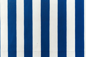Aufkleber - Blue and white striped wall creating an abstract pattern for backgrounds or graphics