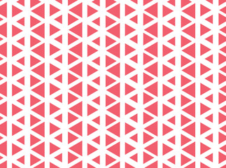 Fototapete - Abstract geometric pattern. A seamless vector background. White and pink ornament. Graphic modern pattern. Simple lattice graphic design
