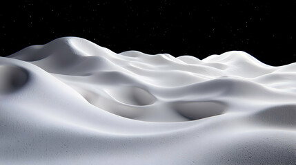 Wall Mural - detailed moon surface landscape with subtle light and shadow