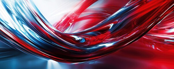 Poster - Dynamic flowing colors abstract artwork studio digital art vibrant close-up modern design