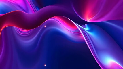 Poster - Dynamic waves display a blend of bright colors and fluid shapes, creating an immersive experience that captivates the viewer's imagination