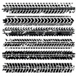 © ABDUL - Seamless Tire Tracks with grunge texture set