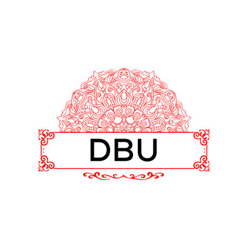 DBU letter creative logo 