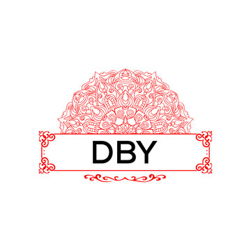 DBY letter creative logo 