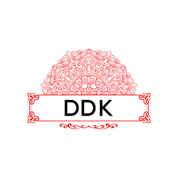DDK  letter creative logo 
