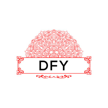 DFY creative minimalist letter logo.