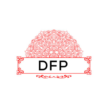 DFP creative minimalist letter logo.