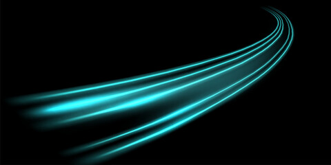 Wall Mural - beautiful light speed line background on black background abstract design vector illustration