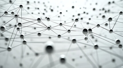 Poster - Cyberspace of high-tech cubes. Blockchain technology and big data logistics. 3D illustration of an array of digital internet solutions
