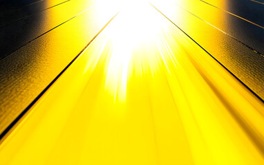 Poster - abstract yellow and black are light pattern with the gradient is the with floor wall metal texture soft tech diagonal background black dark sleek clean modern.