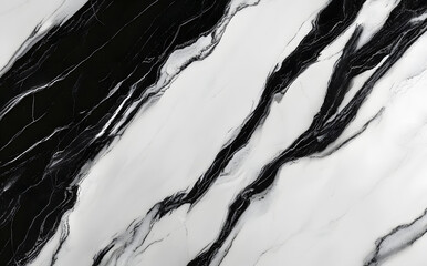 Poster - Black white marble oil ink liquid swirl texture for do ceramic counter dark abstract light background tile marble natural for interior decoration and outside.