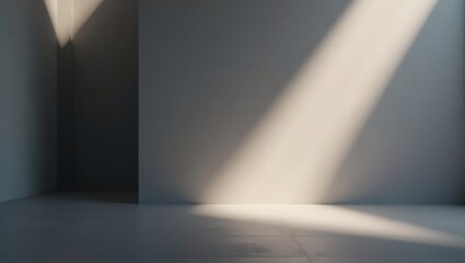 Poster - Sunlight illuminating a blank room