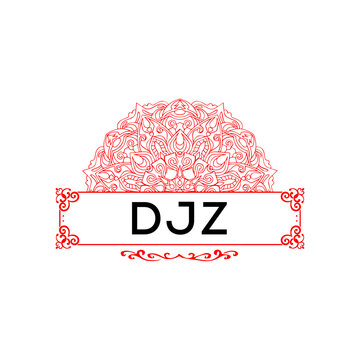 DJZ creative minimalist letter logo.