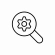 © Rauf - Search settings magnifier gear icon vector sign