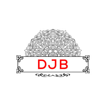 DJB creative minimalist letter logo.