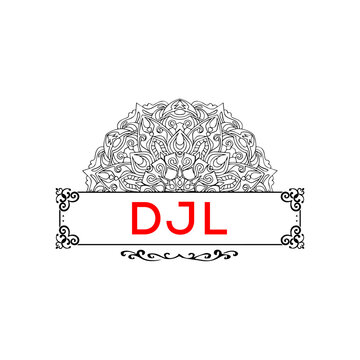 DJL creative minimalist letter logo.