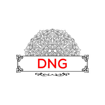 DNG letter creative logo 