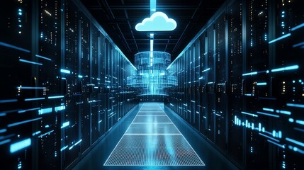 Poster - Cloud computing and green technology fusion in a modern server room