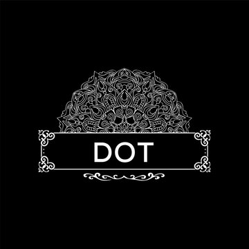 DOT letter creative logo 