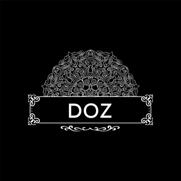DOZ letter creative logo 