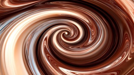 Wall Mural - a mesmerizing abstract image features a dynamic swirling vortex made up of captivating pastel colors