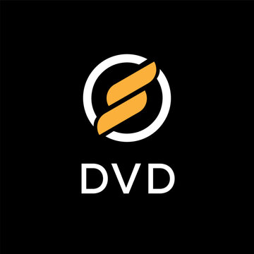 Letter DVD Logo Icon Design