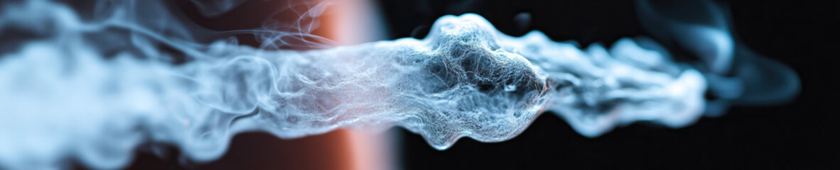 Poster - Translucent Vapor Stream with Central Mass