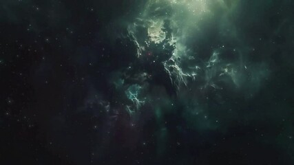 Wall Mural - animation depicting the coalsack nebula in constellation crux.
