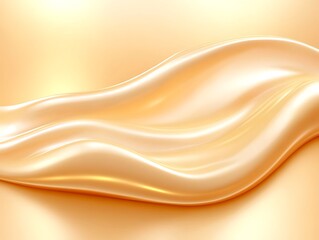 Poster - Elegant Caramel Swirl Backdrop with Subtle Light Play and Smooth Texture