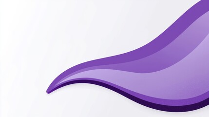 Aufkleber - Flowing purple design element digital graphic abstract art clean background creative viewpoint modern concept