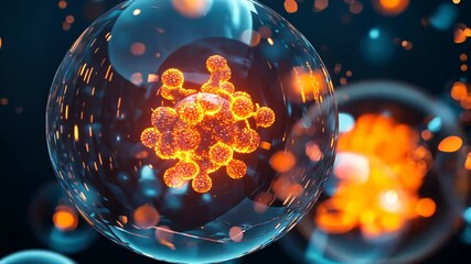 Poster - Exploring the Intricate Structure of a Virus Within a Scientific Visualization