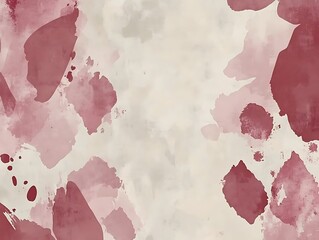 Poster - Romantic blush watercolor wash background with diffused abstract textures