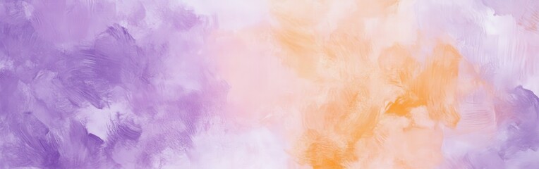 Aufkleber - Soft pastel lavender and amber blend in a tranquil abstract composition for serene spaces