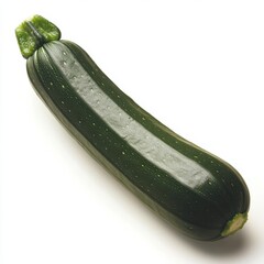 Poster - Fresh zucchini displaying its smooth green surface and healthy appearance ready for cooking and nutrition