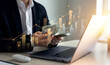 © Mer_Studio - Business development to success with growth graph chart.Increase chart arrow graph corporate business future growth.Financial marketing graph and profit stock market chart.