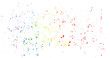 © colors.of.kiki - bunte Aquarell Farbspritzer in Regenbogenfarben, abstrakt für Hintergründe