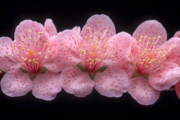 Wall Mural - Delicate Pink Cherry Blossoms for Springtime Decor and Nature Themes