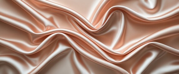 Poster - abstract background luxurious fabric or flowing wave or undulating folds of textured silk satin velvet material or refined wallpaper design, backdrop