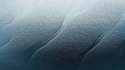 Poster - Abstract close-up of textured surface with gentle waves, showcasing shades of blue and gray, ideal for backgrounds