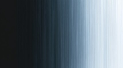 Poster - Abstract gradient image showcasing a smooth transition from deep black to light blue, ideal for backgrounds or textures