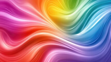 Poster - Vibrant abstract swirl of colors flowing seamlessly, creating a dynamic and energetic background for design use